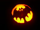 Bat!: William's first pumpkin