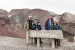 Bolins and Darleys--New Zealand--2004: Marion, Tricia, Bill and Glenda
Mt. Tarawera Volcano near Rotorua, North Island