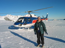 Franz Joseph Glacier, South Island, NZ: Glenda on the Glacier