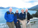 Lake Wakatipi, South Island, NZ: Bill, Glenda, Tricia, Marion