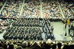 The Graduates: All of the graduates in Gwinnett Arena awaiting presentation of diplomas.